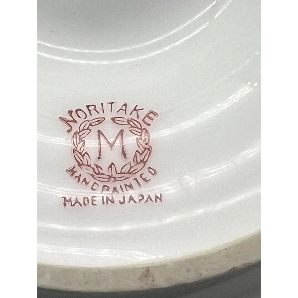 Vintage Noritake Morimura Porcelain Candy Fruit Pedestal Dish Bowl